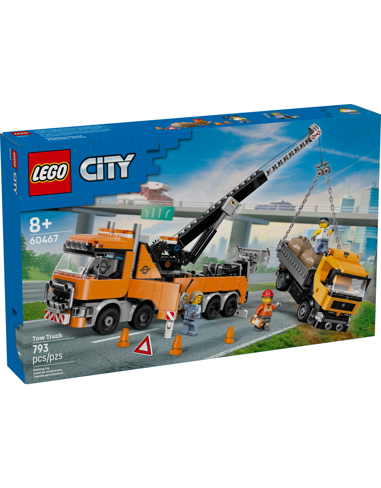 LEGO City 60467 Heavy-Duty Recovery Tow Truck