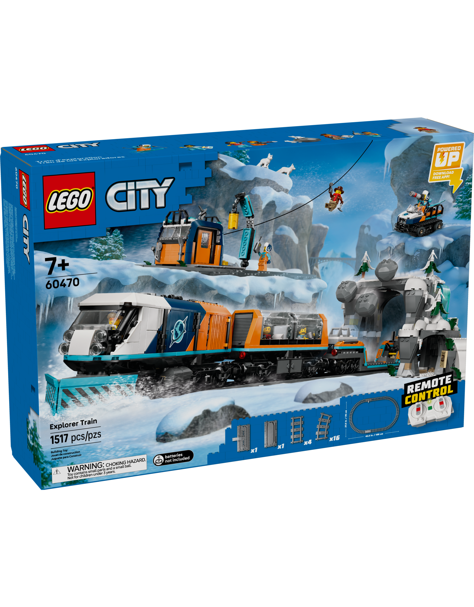 LEGO City 60470 Explorers' Arctic Polar Express