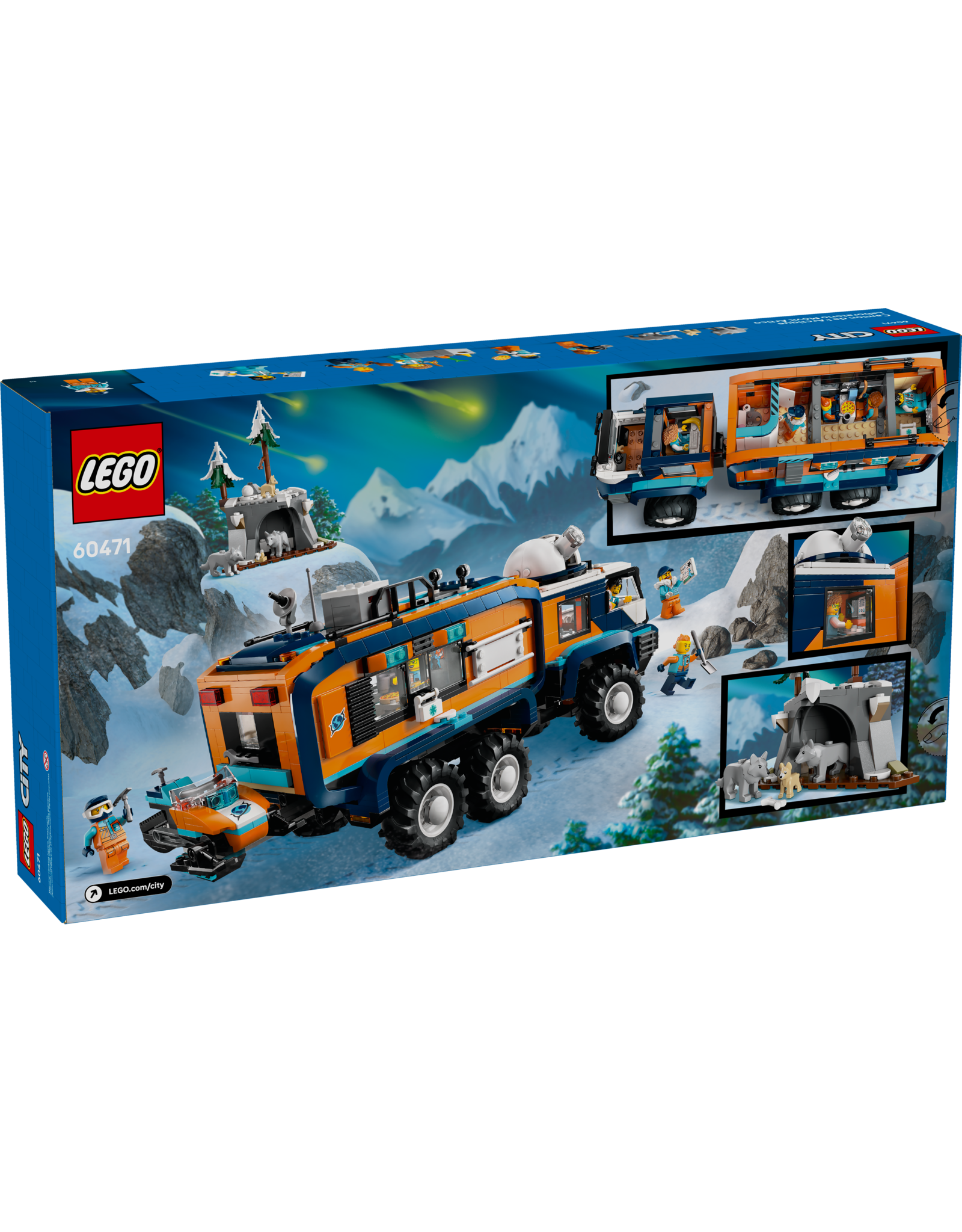 LEGO City 60471 Arctic Explorer Science Lab Truck