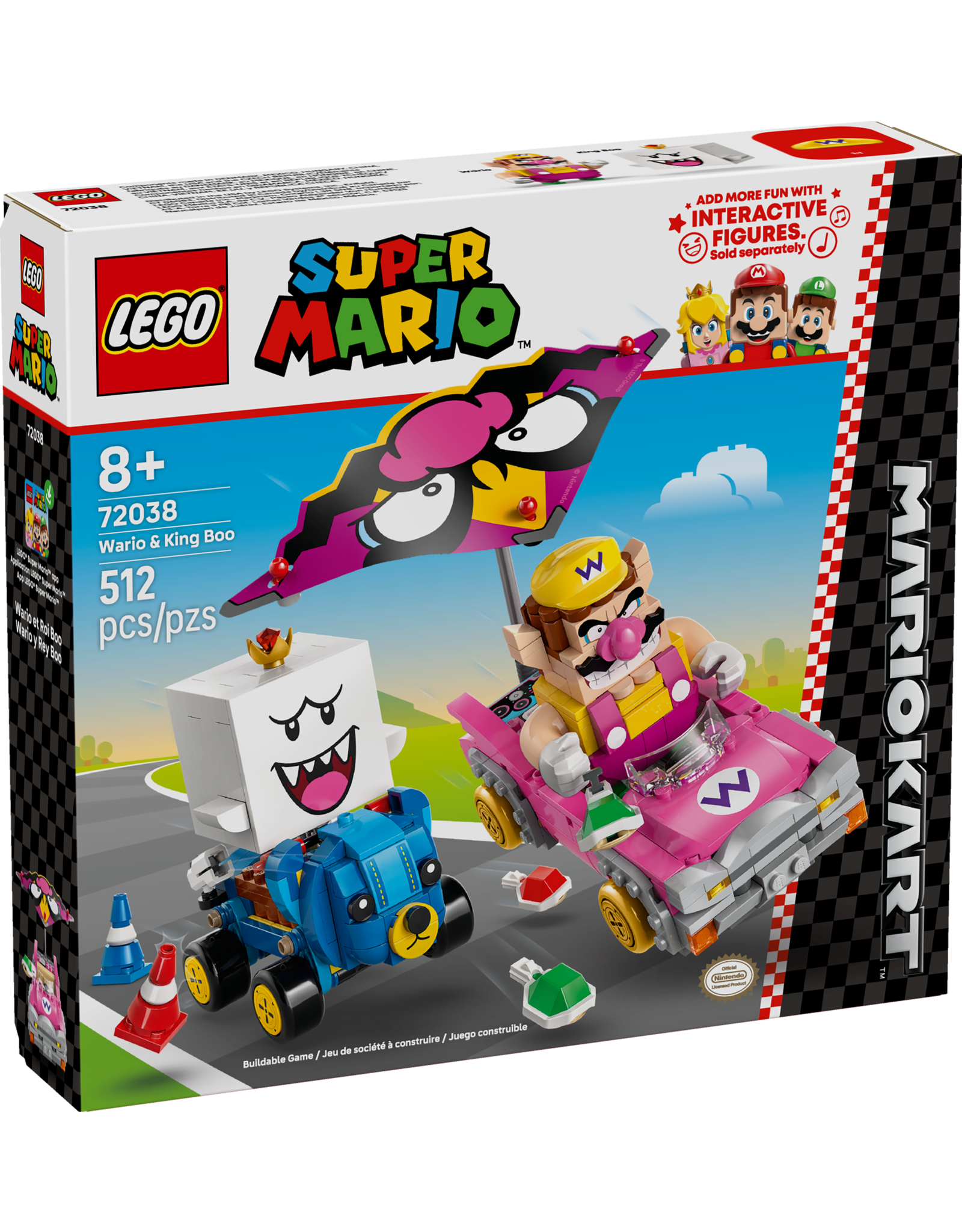 LEGO Super Mario 72038 Mario Kart™ – Wario & King Boo