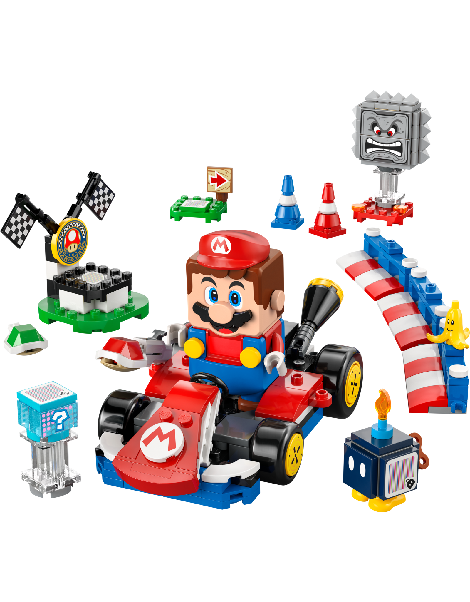 LEGO Super Mario 72043 Mario Kart™ – Interactive LEGO® Mario™ & Standard Kart