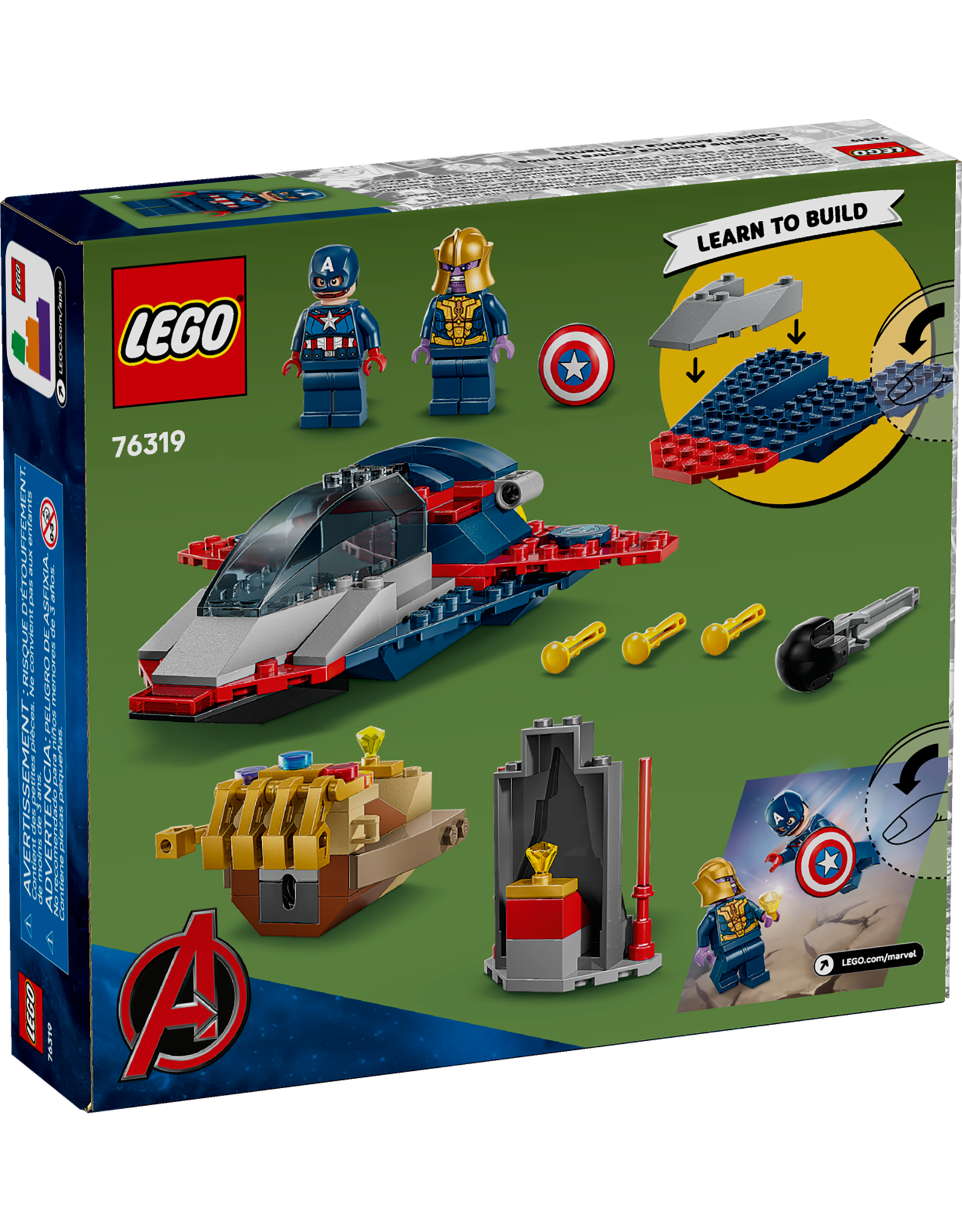LEGO Super Heroes 76319 Captain America vs. Thanos