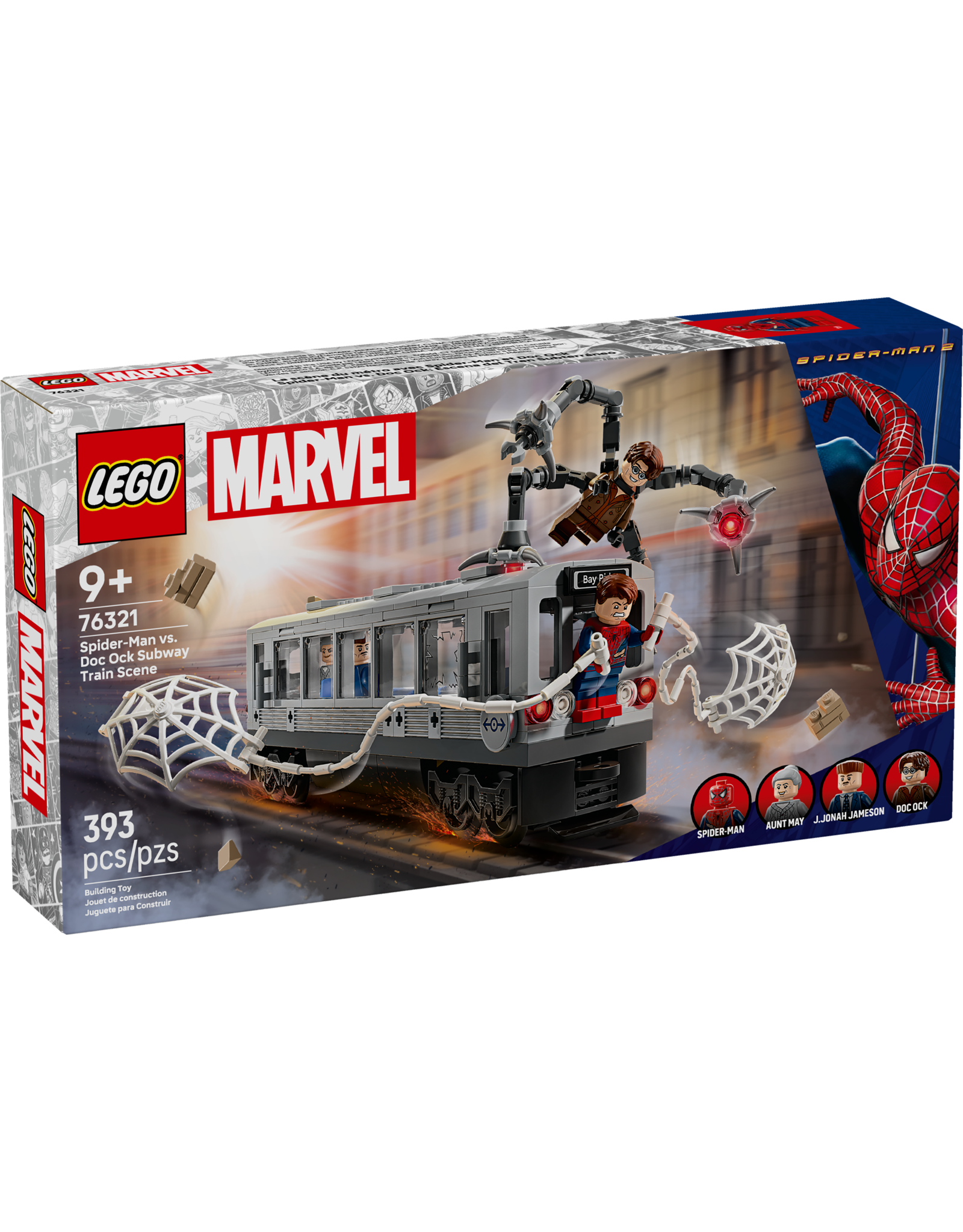 LEGO Super Heroes 76321 Spider-Man vs. Doc Ock Subway Train Scene