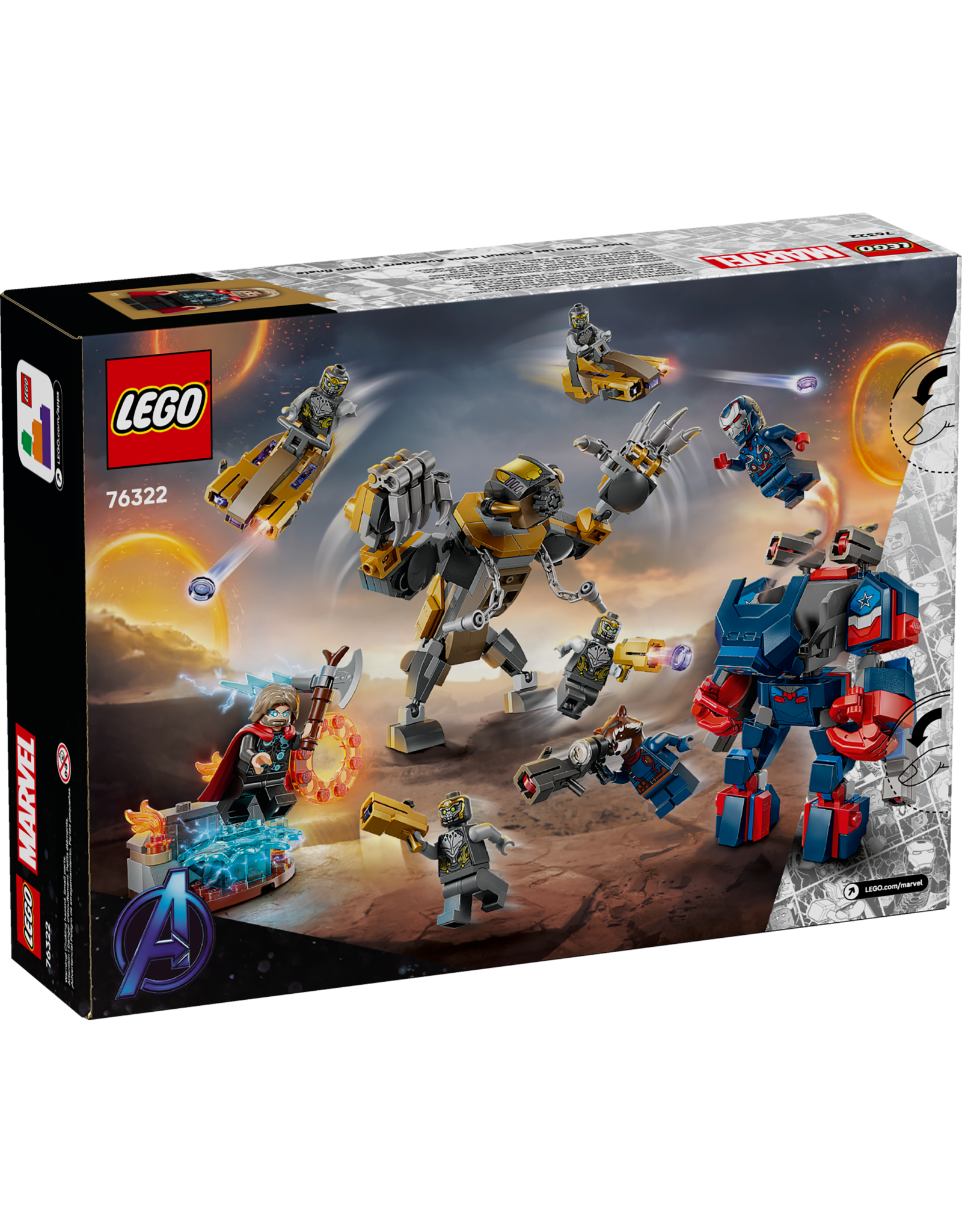 LEGO Super Heroes 76322 Avengers: Endgame Thor vs. Chitauri