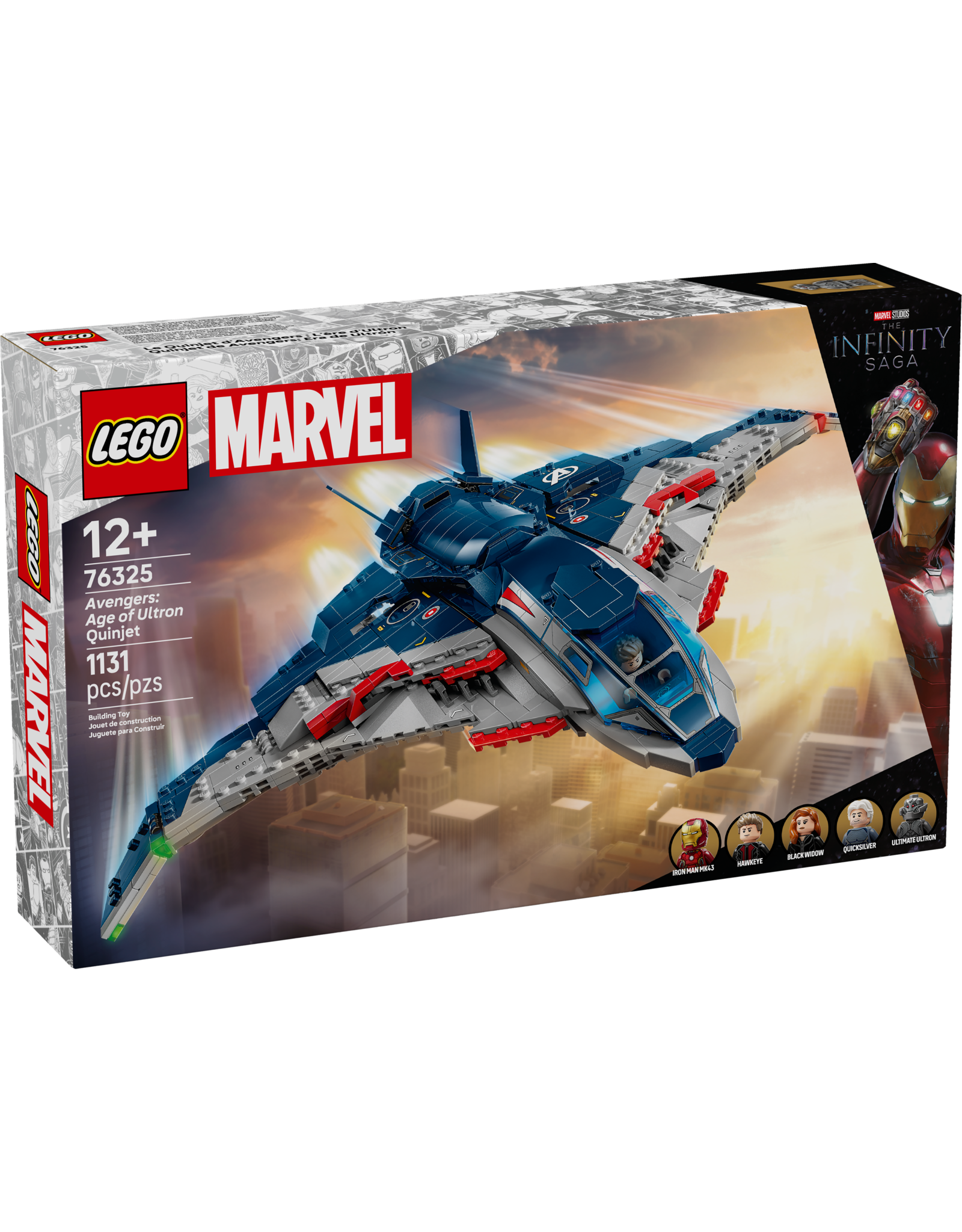 LEGO Super Heroes 76325 Avengers: Age of Ultron Quinjet