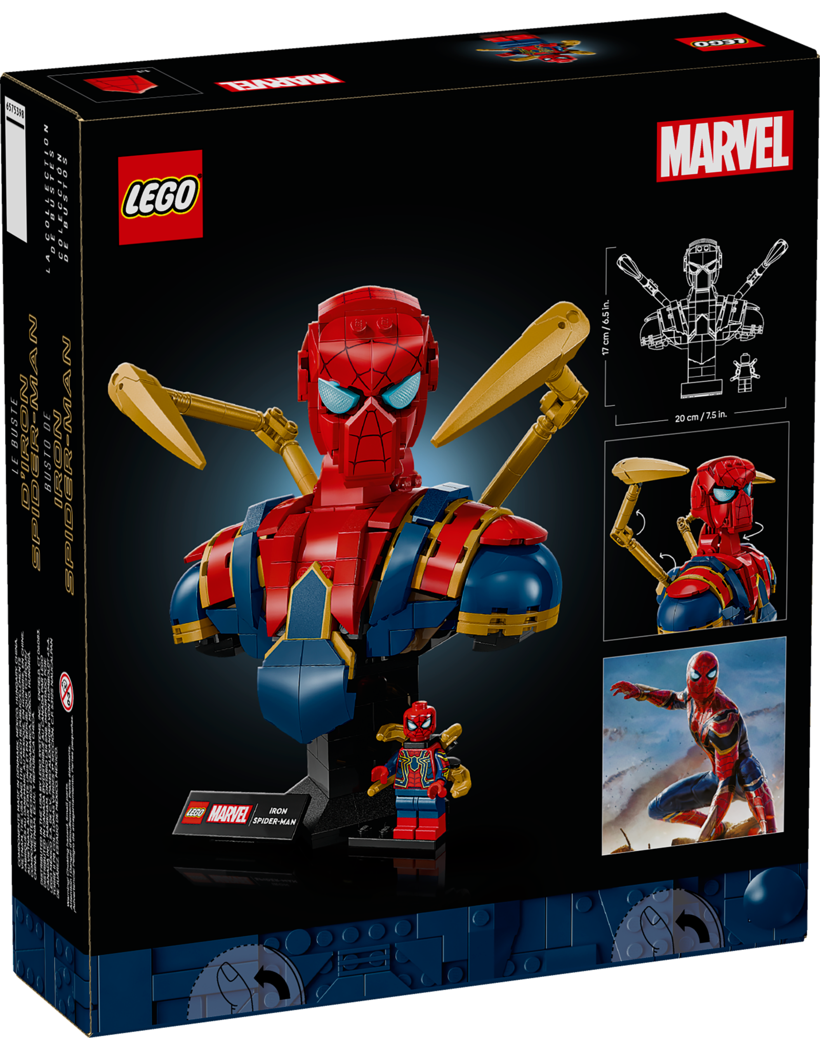 LEGO Super Heroes 76326 Iron Spider-Man Bust