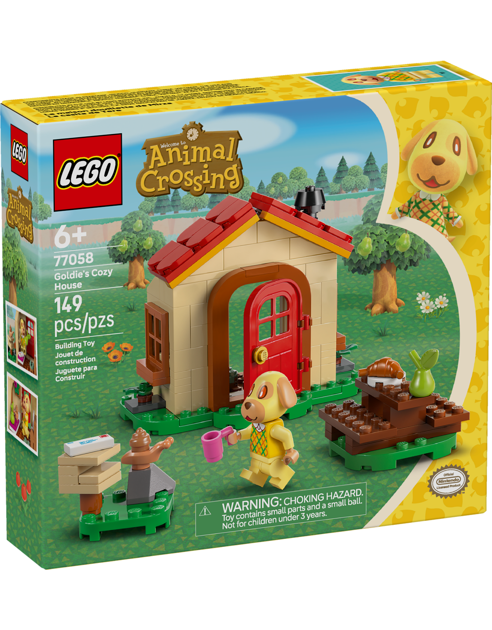 LEGO Animal Crossing 77058 Goldie's Cosy House