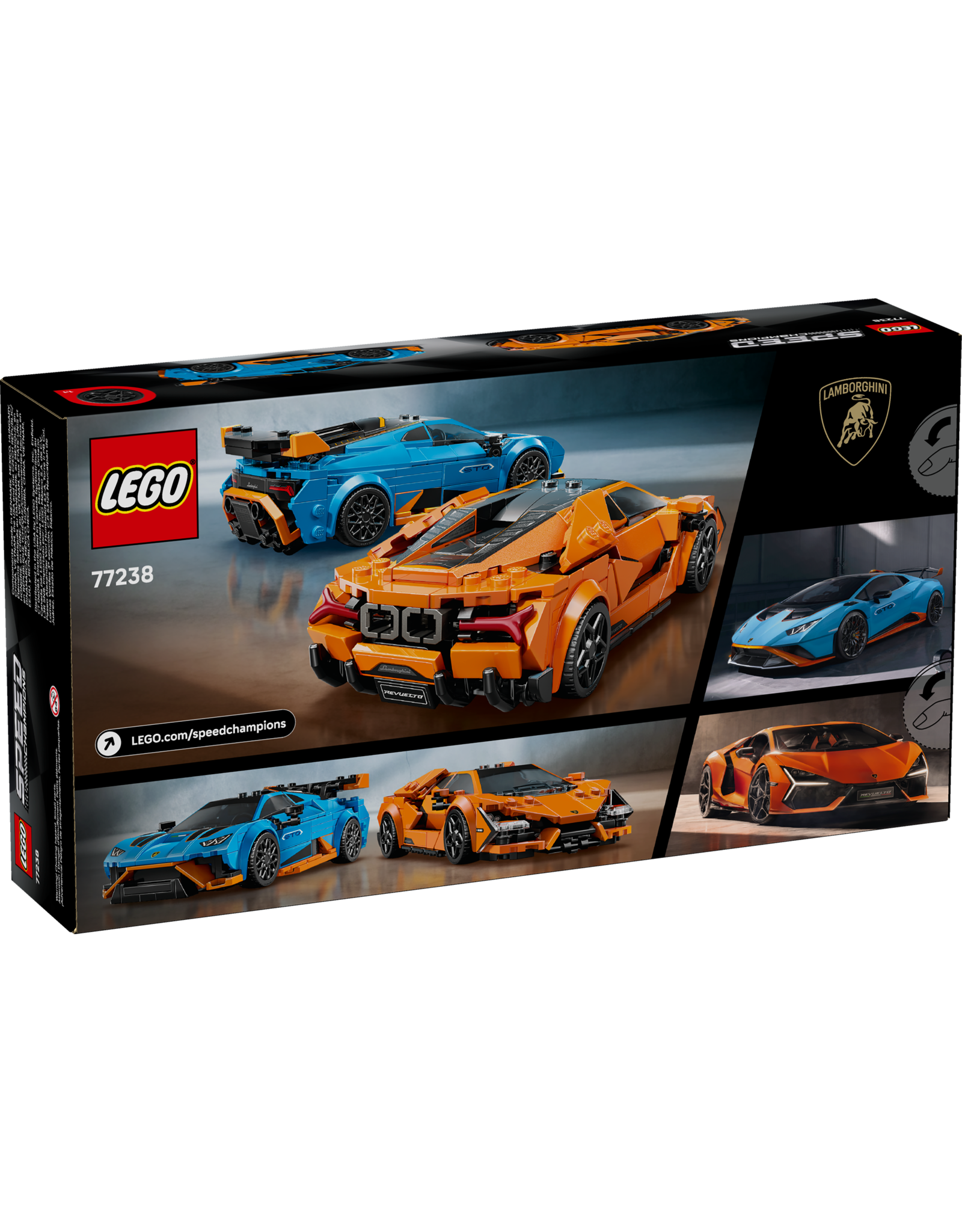 LEGO Speed Champions 77238 Lamborghini Revuelto & Huracán STO