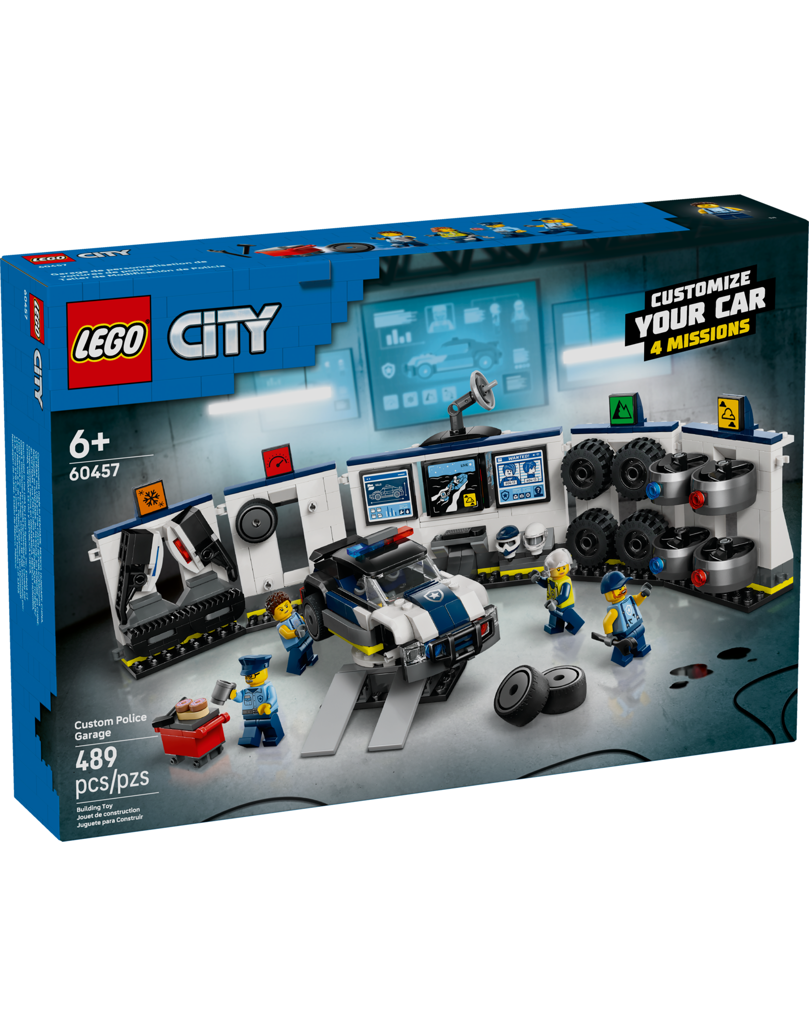LEGO City 60457  Custom Police Car Garage