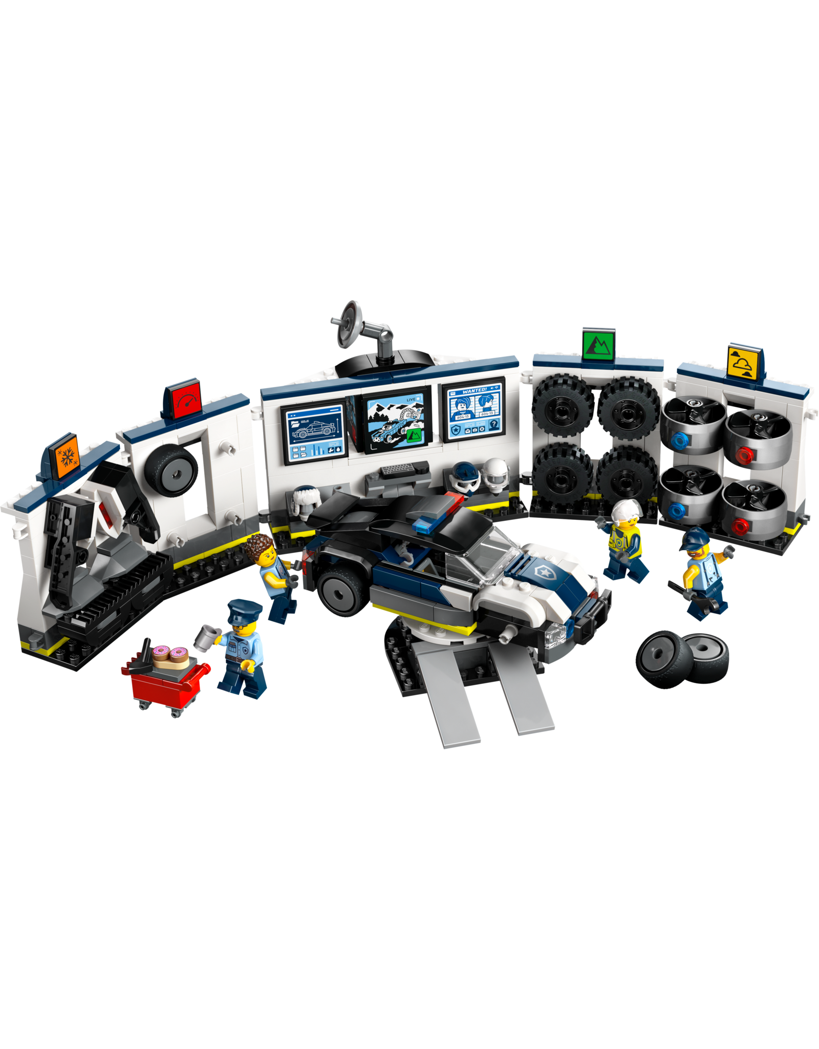 LEGO City 60457  Custom Police Car Garage