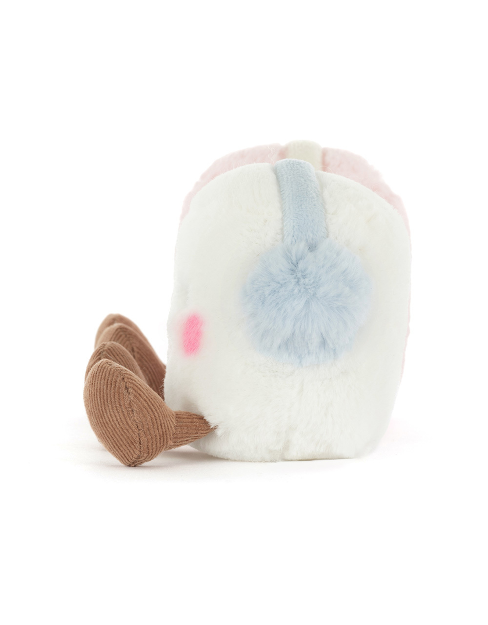 Jellycat Amuseables Toastie Pink and White Marshmallows