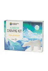 Studiostone Creative Polar Bear Alabaster Carving Kit