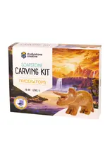 Studiostone Creative Triceratops Soapstone Carving Kit