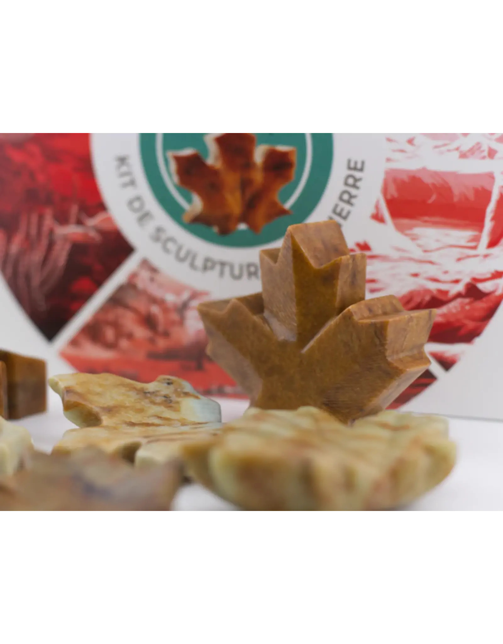 Studiostone Creative Maple Leaf Soapstone Carving Kit