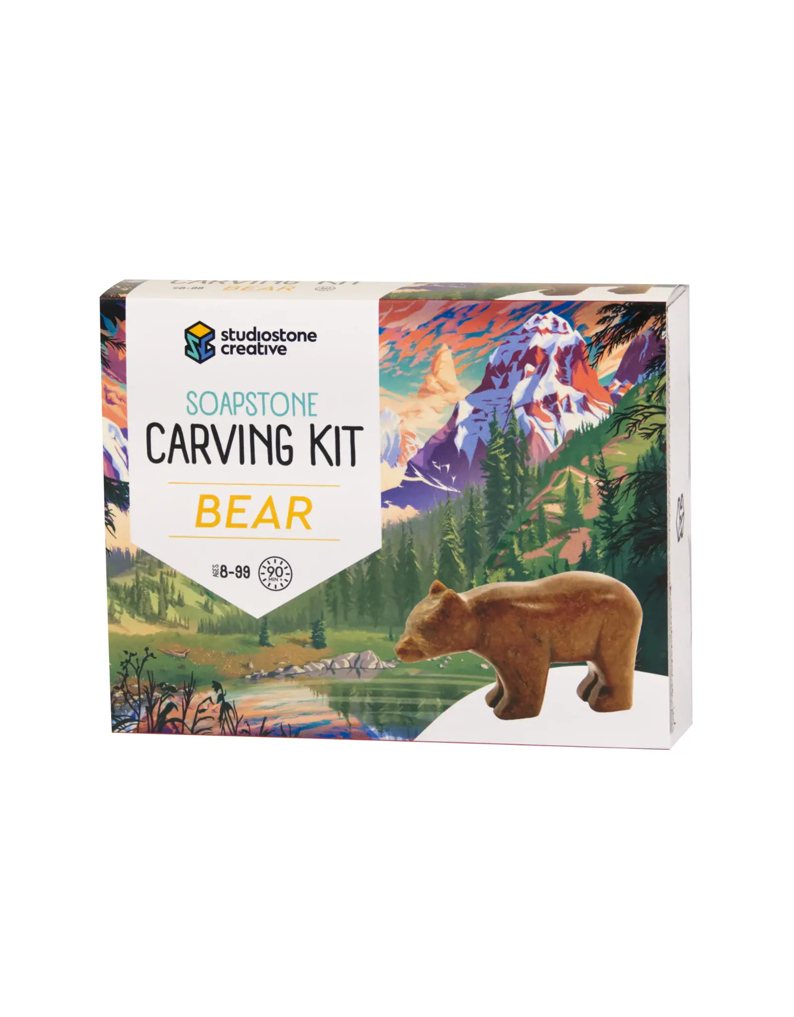 Studiostone Creative Bear Soapstone Carving Kit