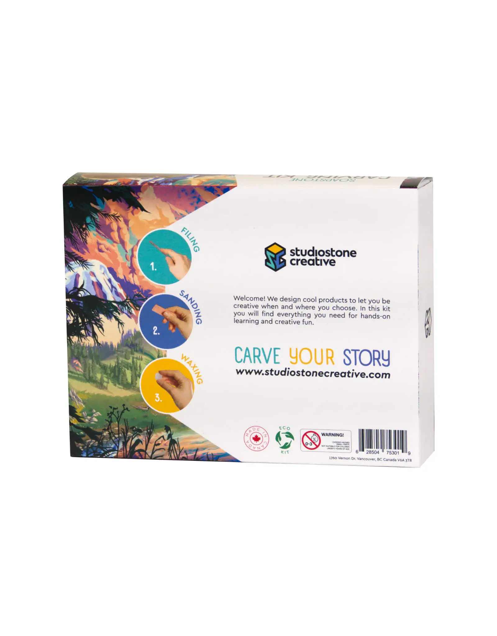 Studiostone Creative Bear Soapstone Carving Kit