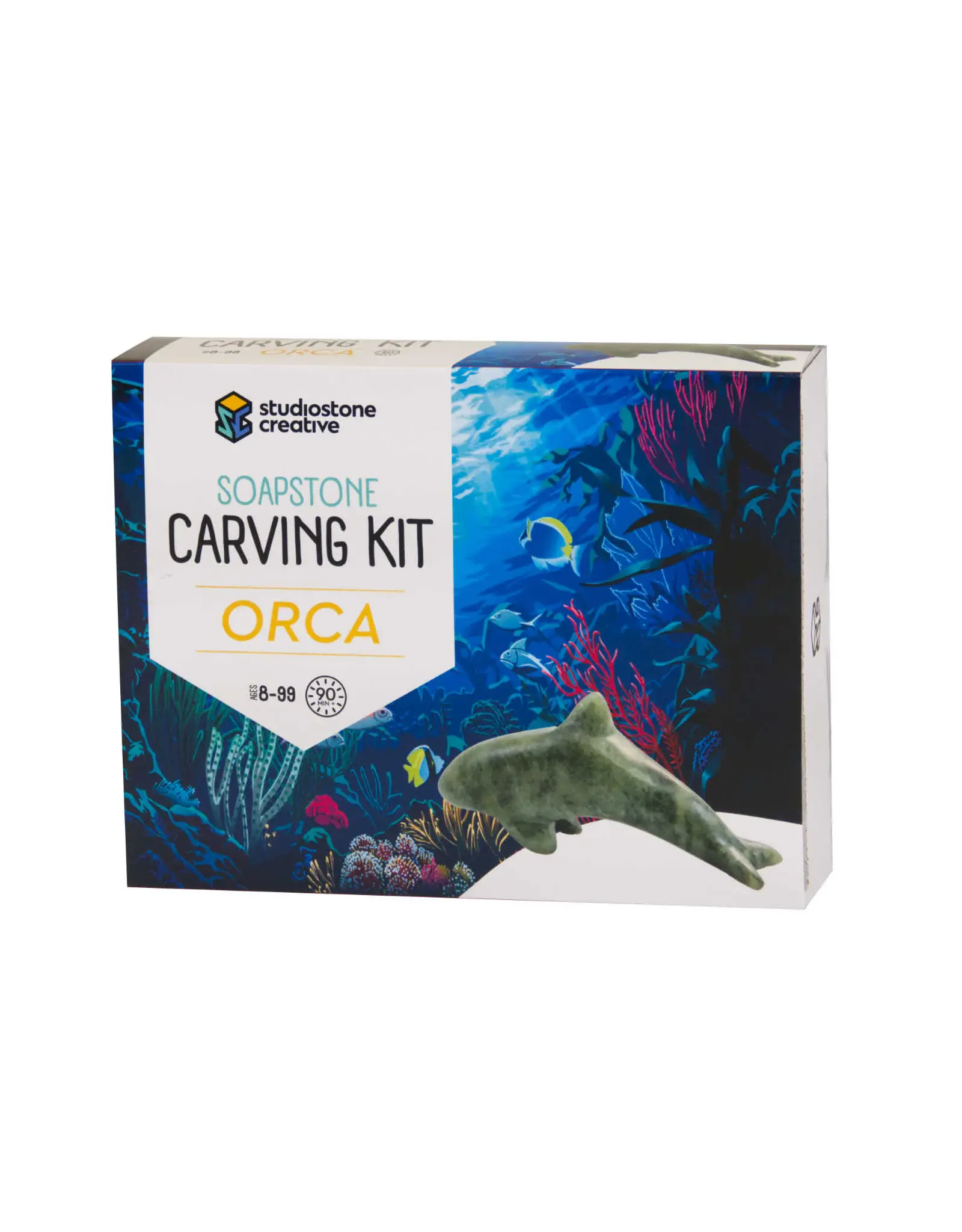Studiostone Creative Orca Soapstone Carving Kit