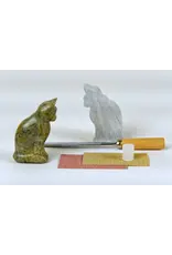 Studiostone Creative Cat Soapstone Carving Kit