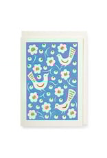 Archivist Ariana Blue Bird Pattern