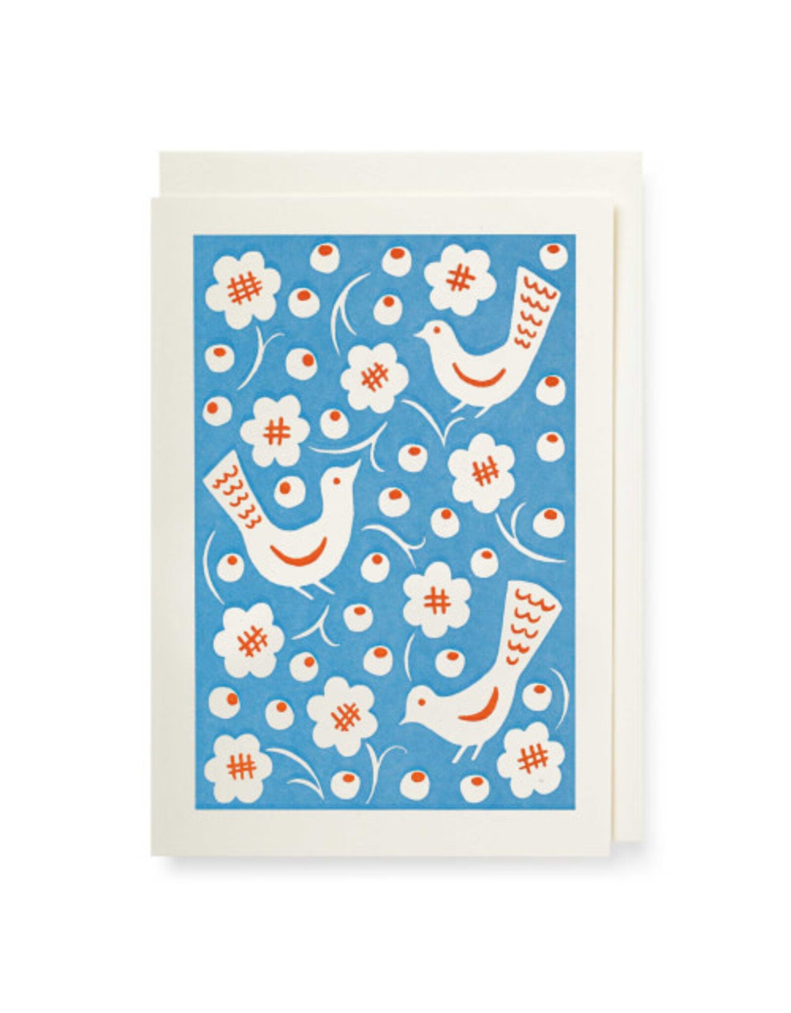Archivist Ariana Blue Bird Pattern