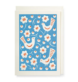 Archivist Ariana Blue Bird Pattern