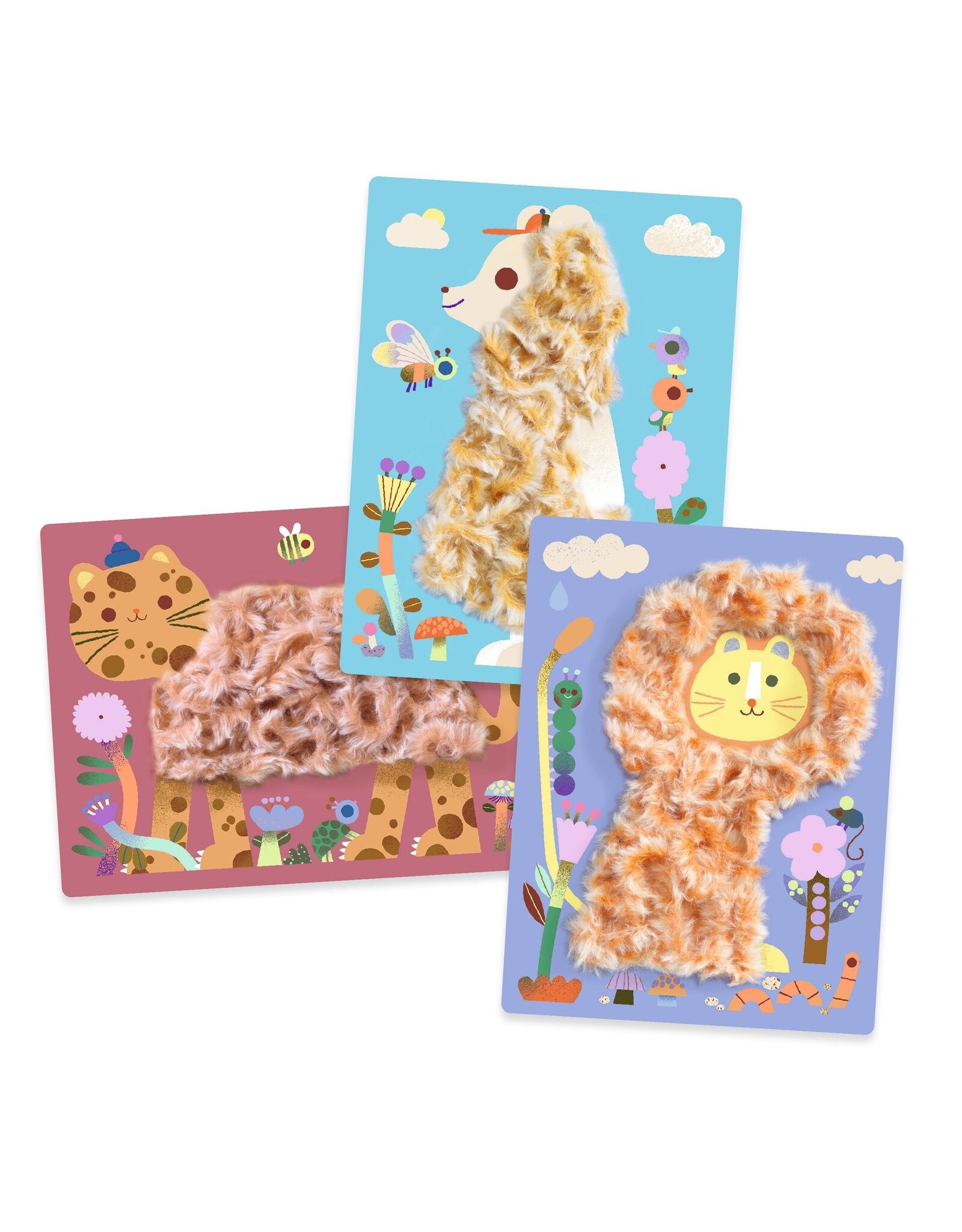 Djeco Wool & Velcro  Fluffy Friends!