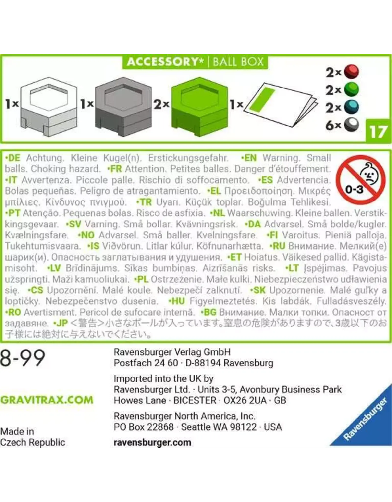 Ravensburger GraviTrax Core: Marble Box