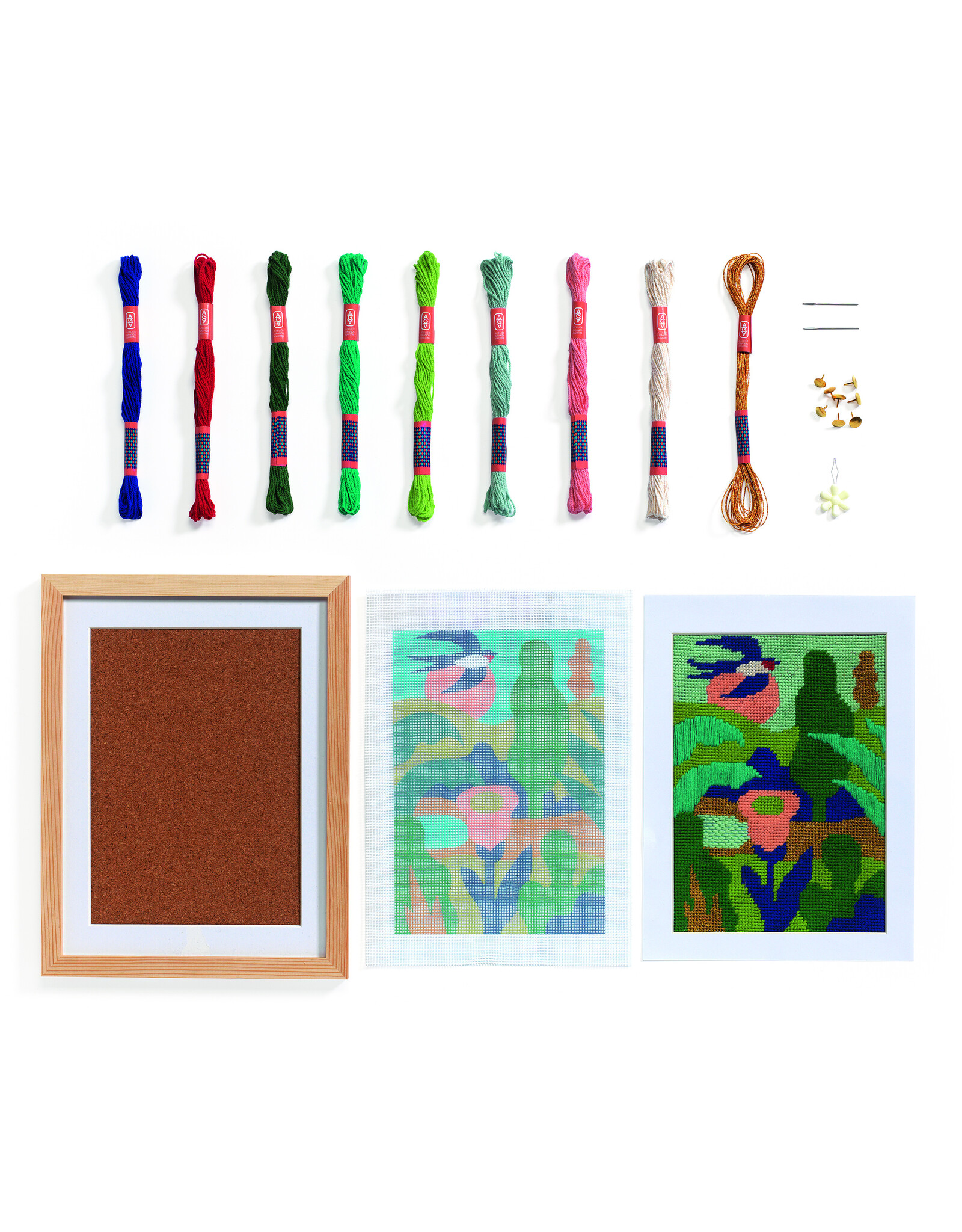 Djeco Atelier 65 : Needlepoint - Countryside