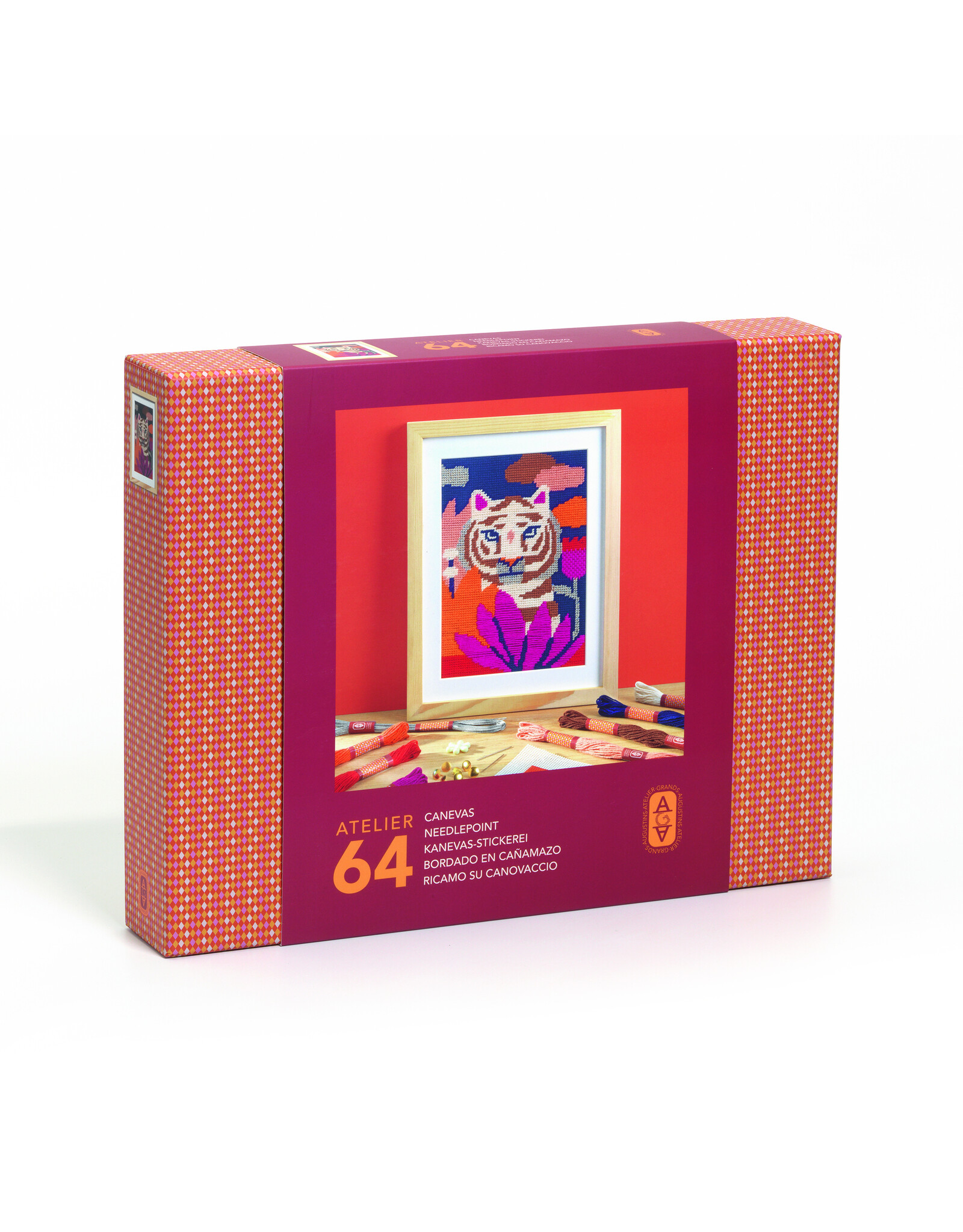 Djeco Atelier 64 : Needlepoint - Wild cat