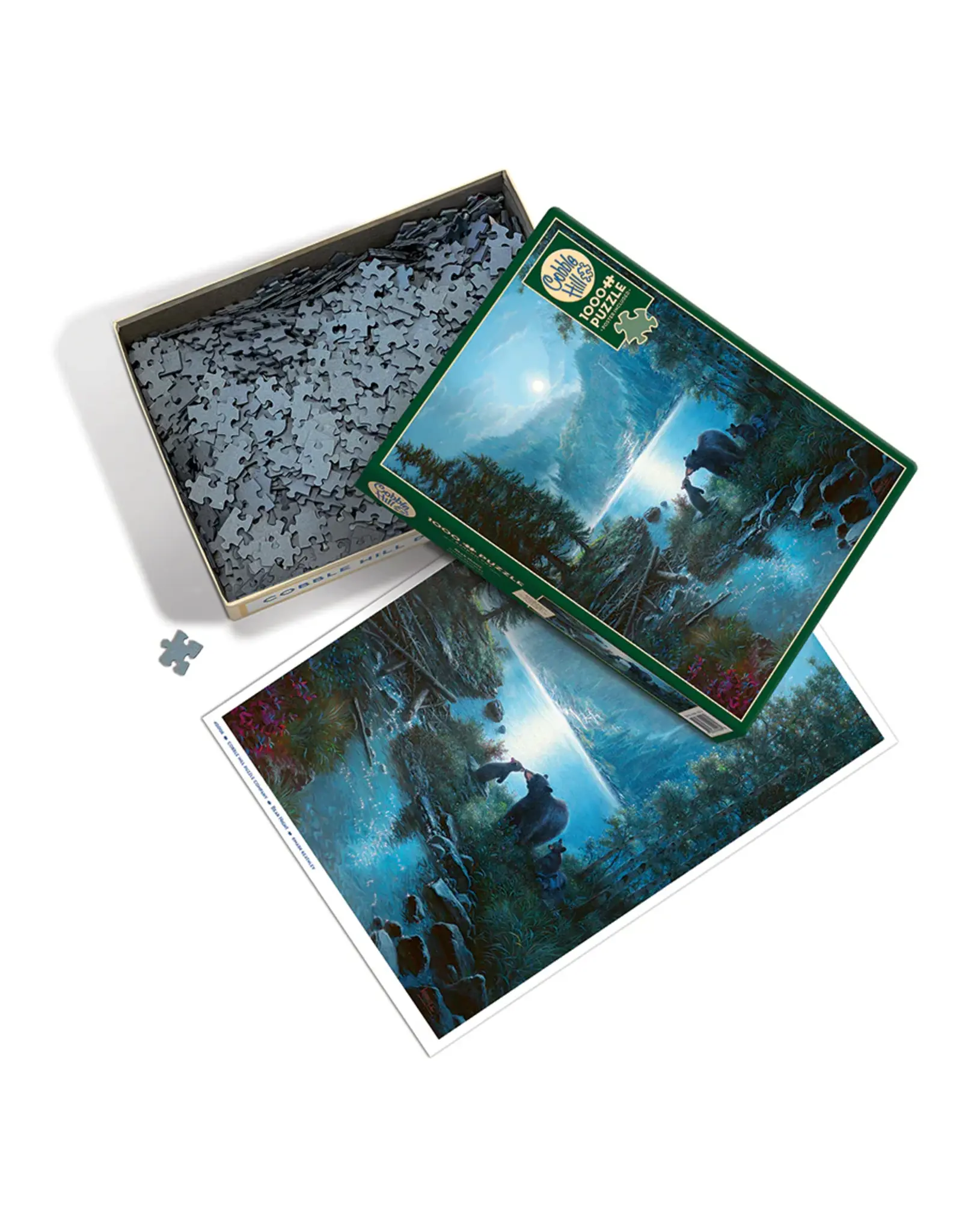 Cobble Hill Puzzles Bear Night 1000 Piece