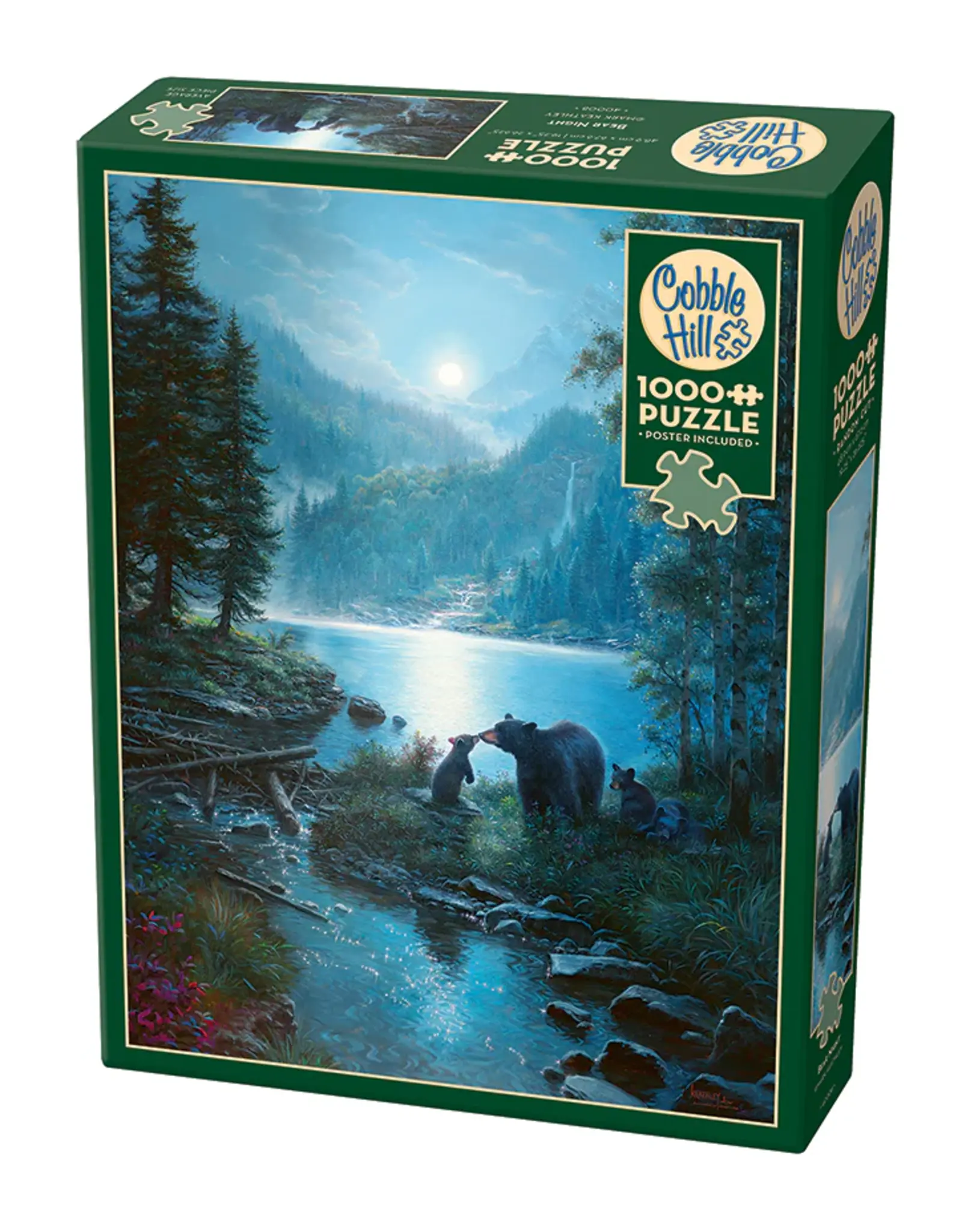 Cobble Hill Puzzles Bear Night 1000 Piece