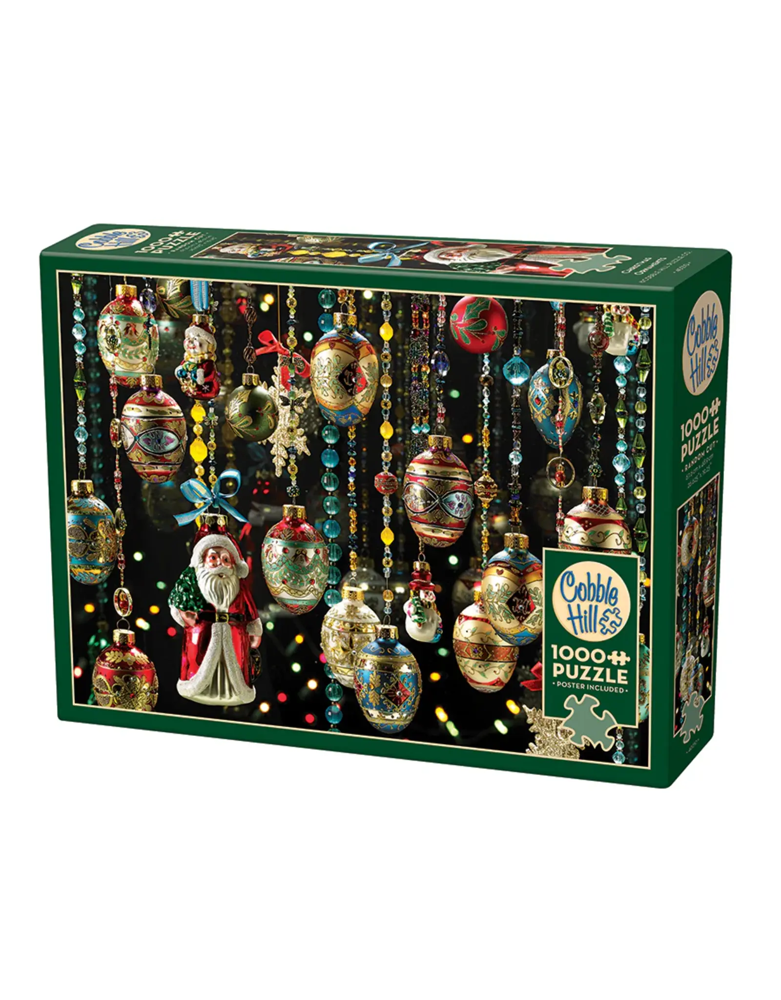 Cobble Hill Puzzles Christmas Ornaments 1000 Pcs