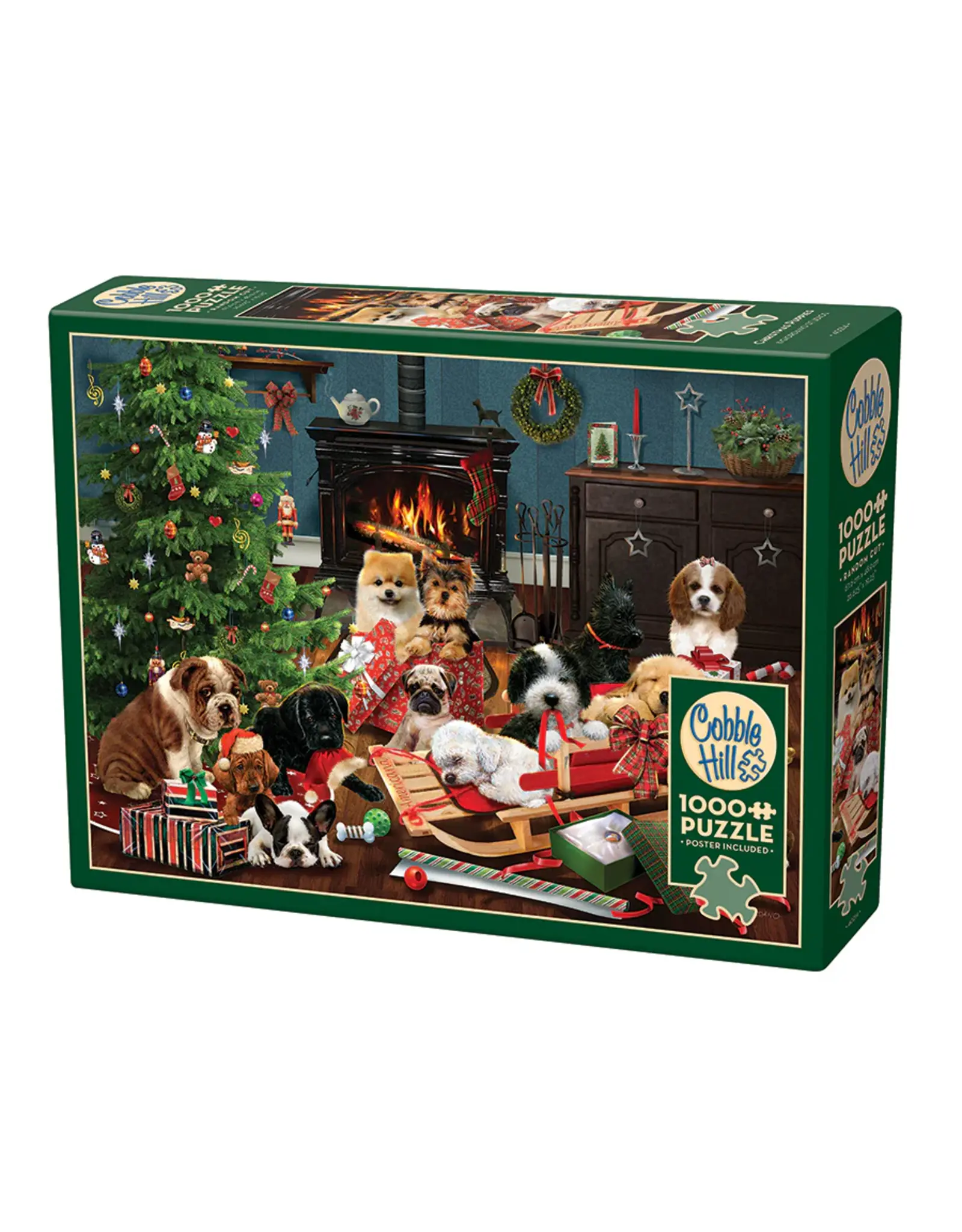 Cobble Hill Puzzles Christmas Puppies 1000 Piece