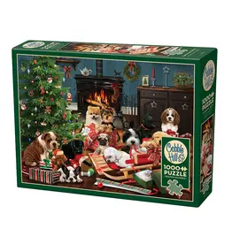 Cobble Hill Puzzles Christmas Puppies 1000 Piece