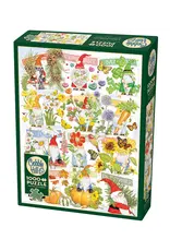 Cobble Hill Puzzles A Happy Gnome Life 1000 Piece Puzzle