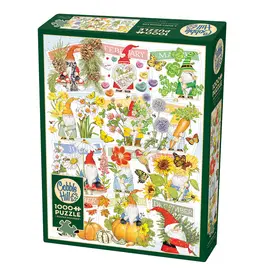 Cobble Hill Puzzles A Happy Gnome Life 1000 Piece Puzzle
