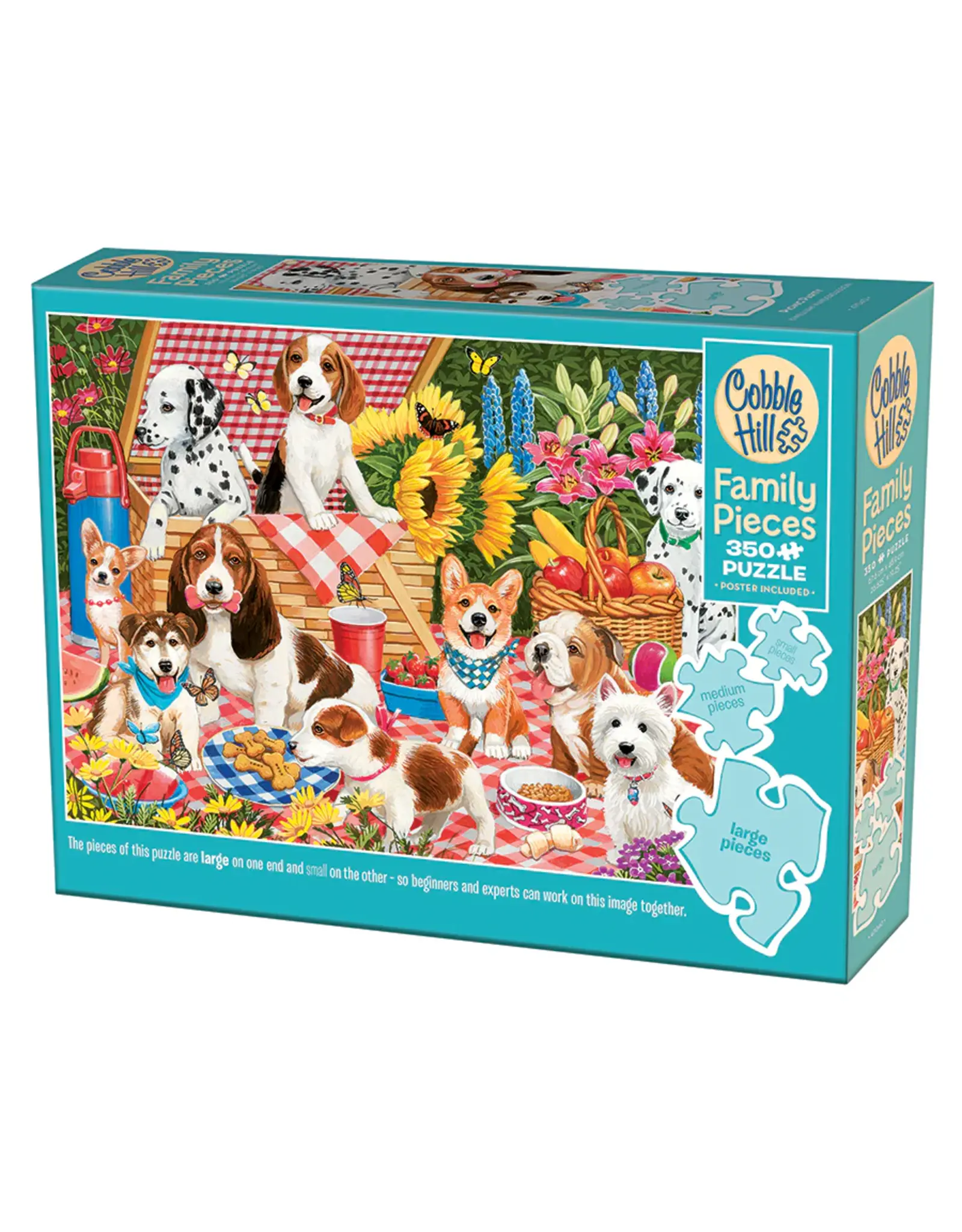 Cobble Hill Puzzles Picnic Party Family Pieces 350