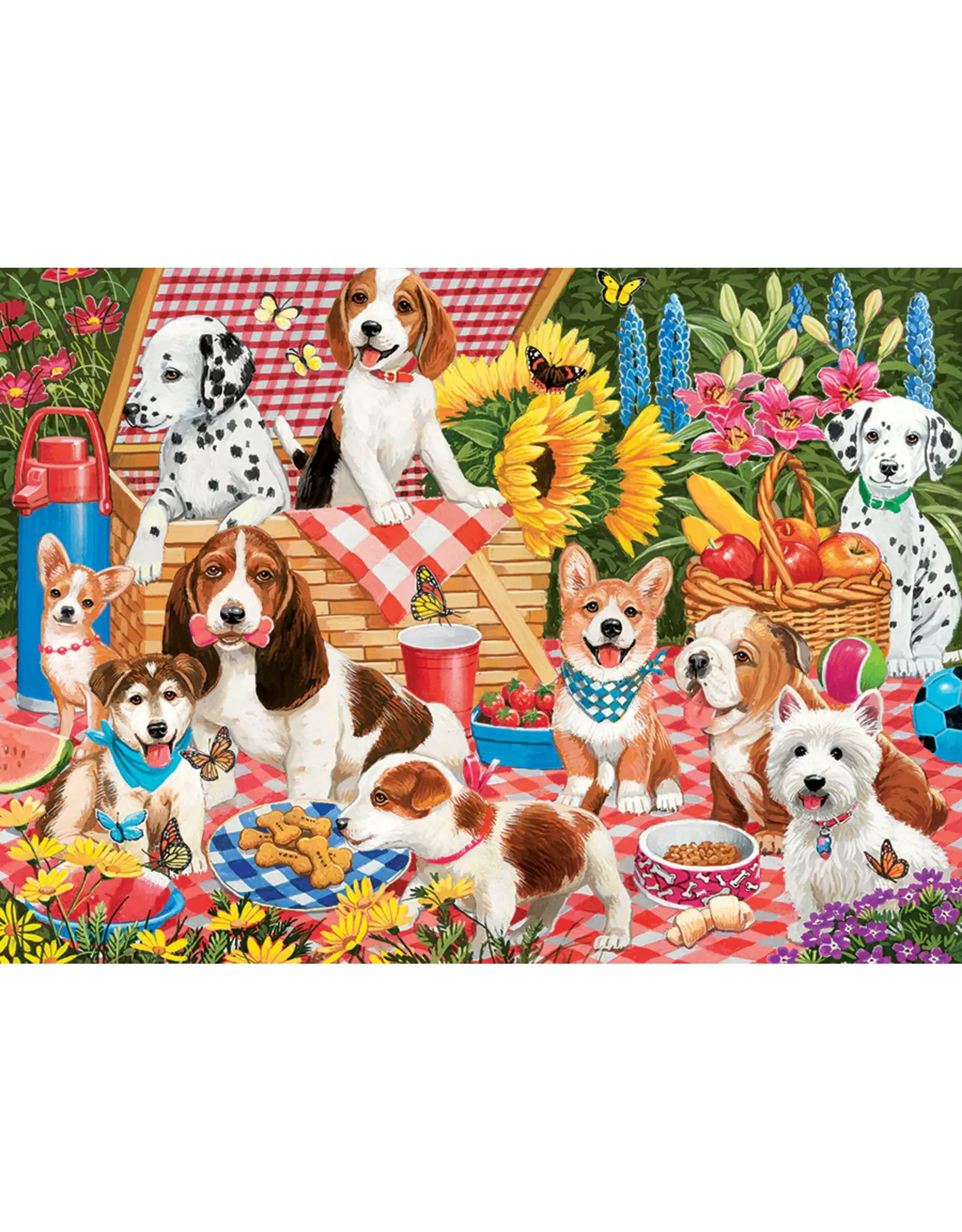 Cobble Hill Puzzles Picnic Party Family Pieces 350