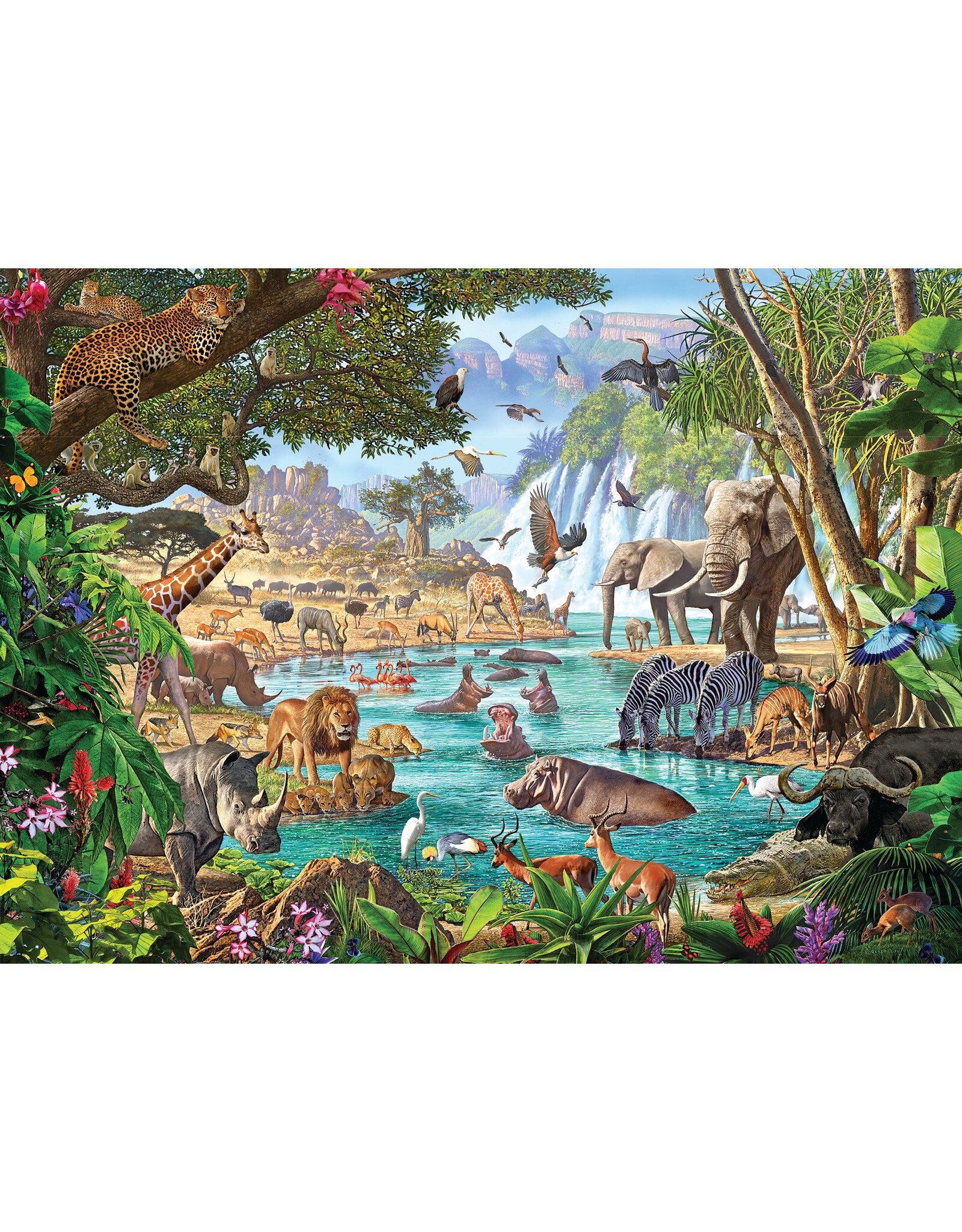 Cobble Hill Puzzles River of Life Family Pieces 350