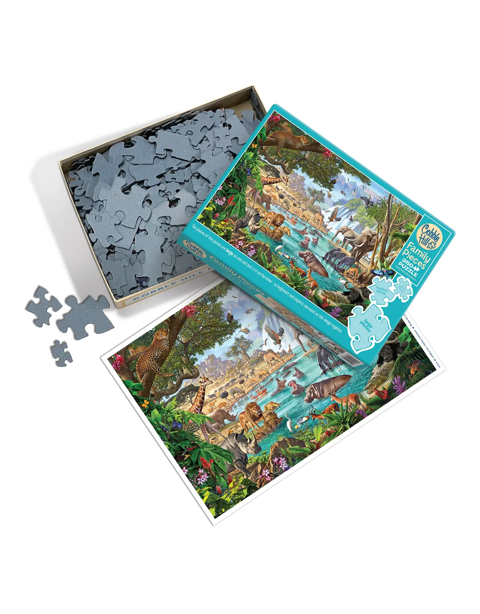 Cobble Hill Puzzles River of Life Family Pieces 350