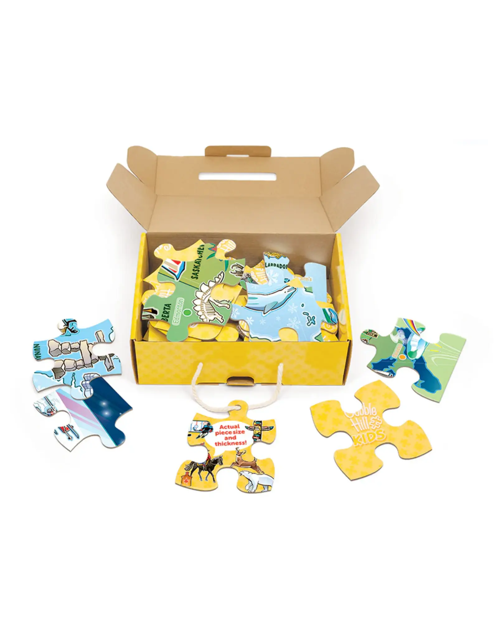 Cobble Hill Puzzles Map of Canada (35pc Floor Rope Handle)