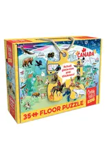 Cobble Hill Puzzles Map of Canada (35pc Floor Rope Handle)