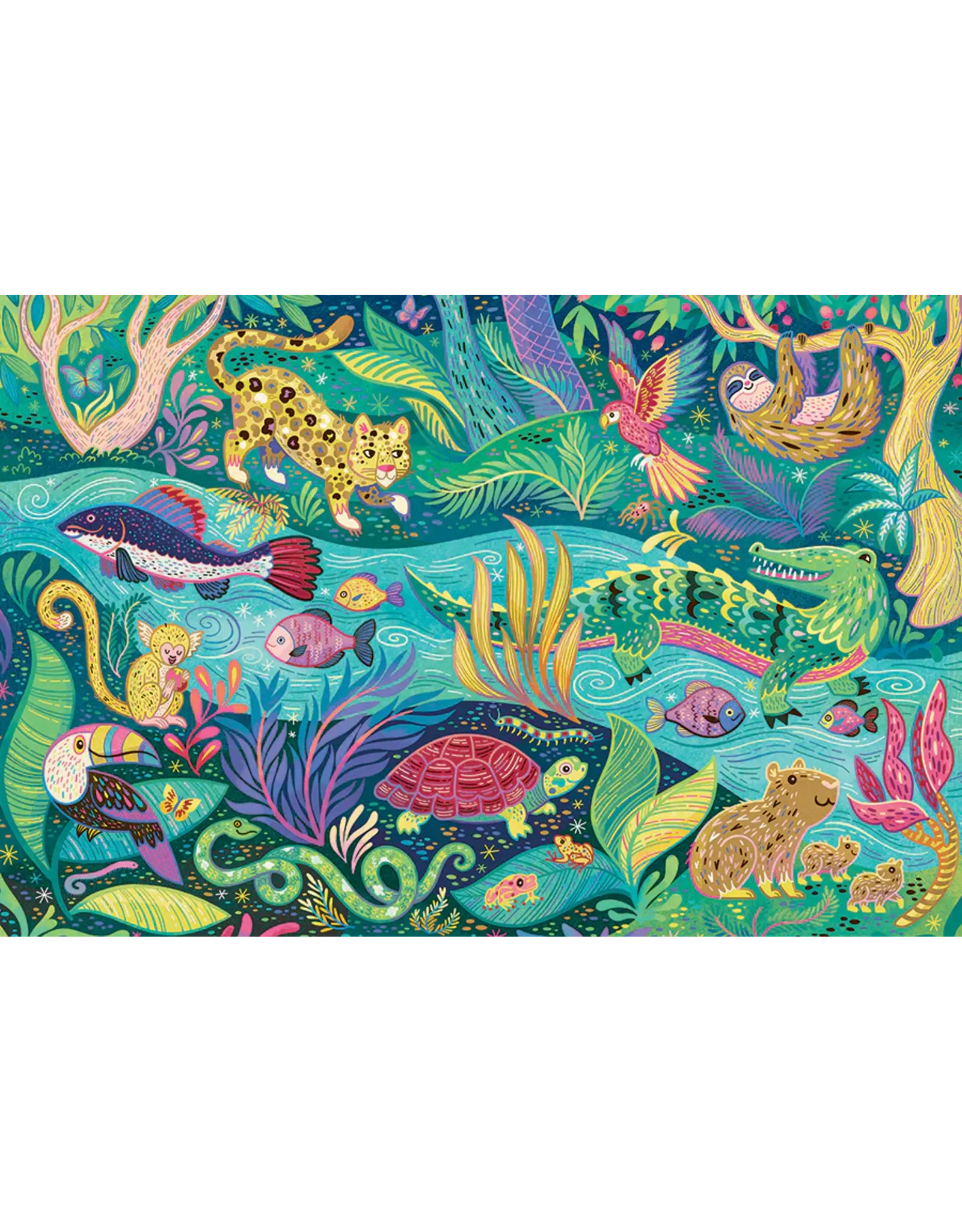 Cobble Hill Puzzles In the Rainforest (35pc Floor Rope Handle)