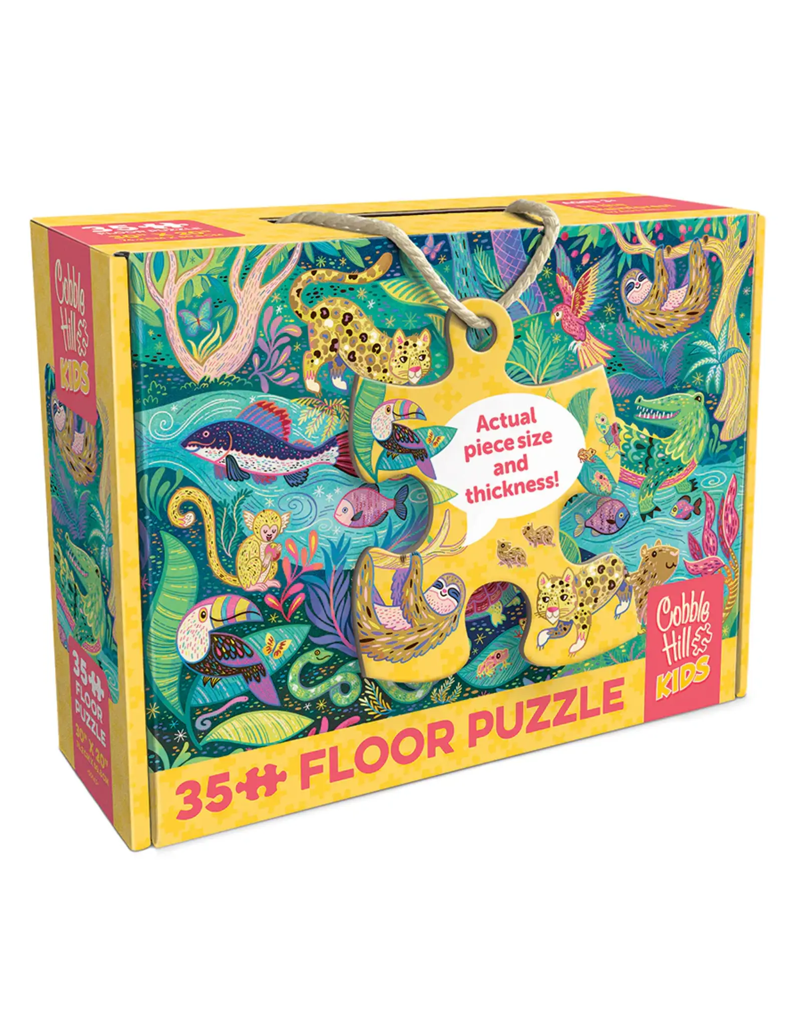 Cobble Hill Puzzles In the Rainforest (35pc Floor Rope Handle)