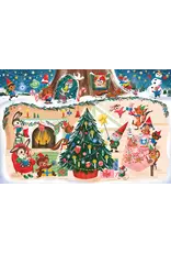 Cobble Hill Puzzles Christmas Cheer (35pc Floor Rope Handle)