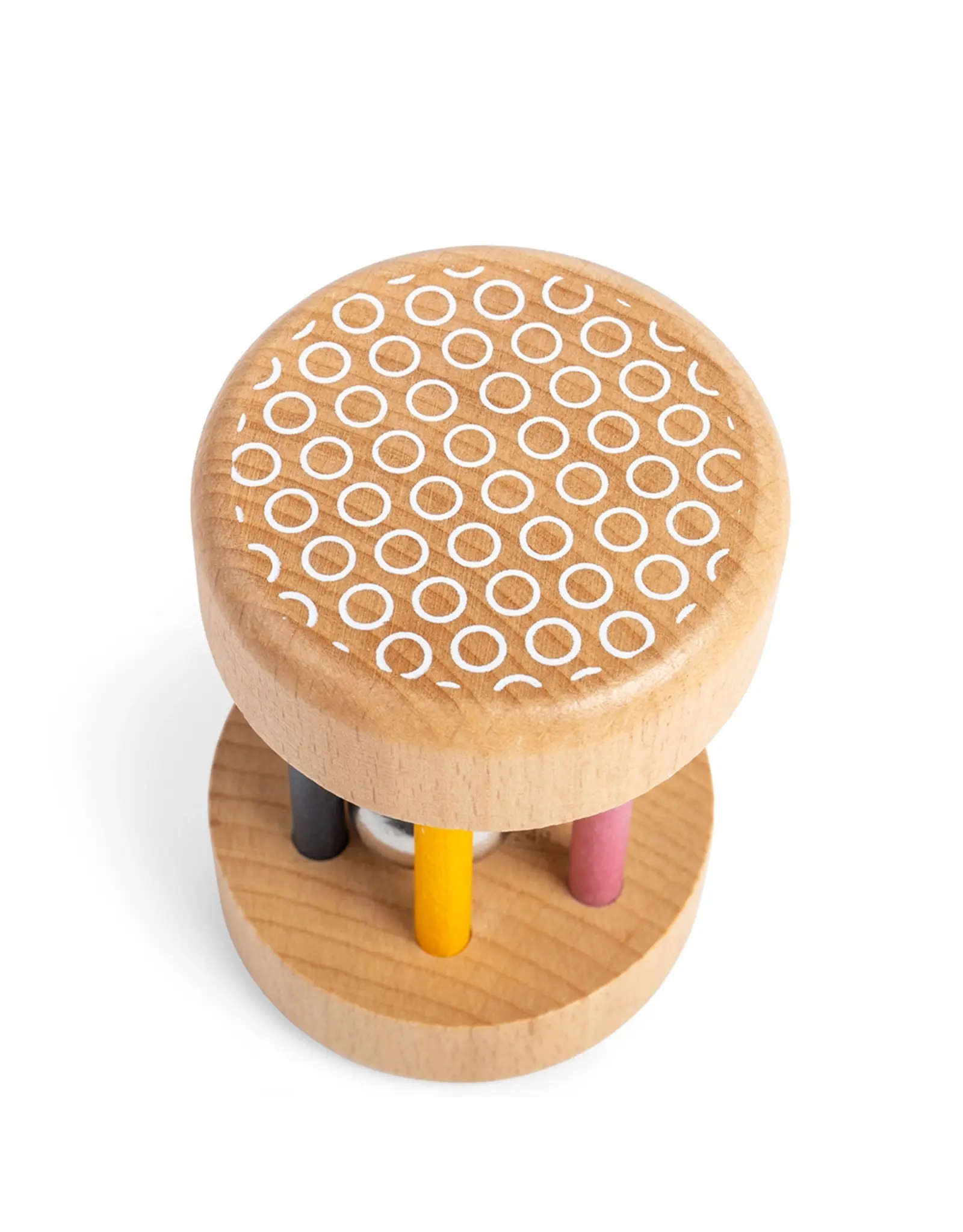 Wooden Roll Rattle