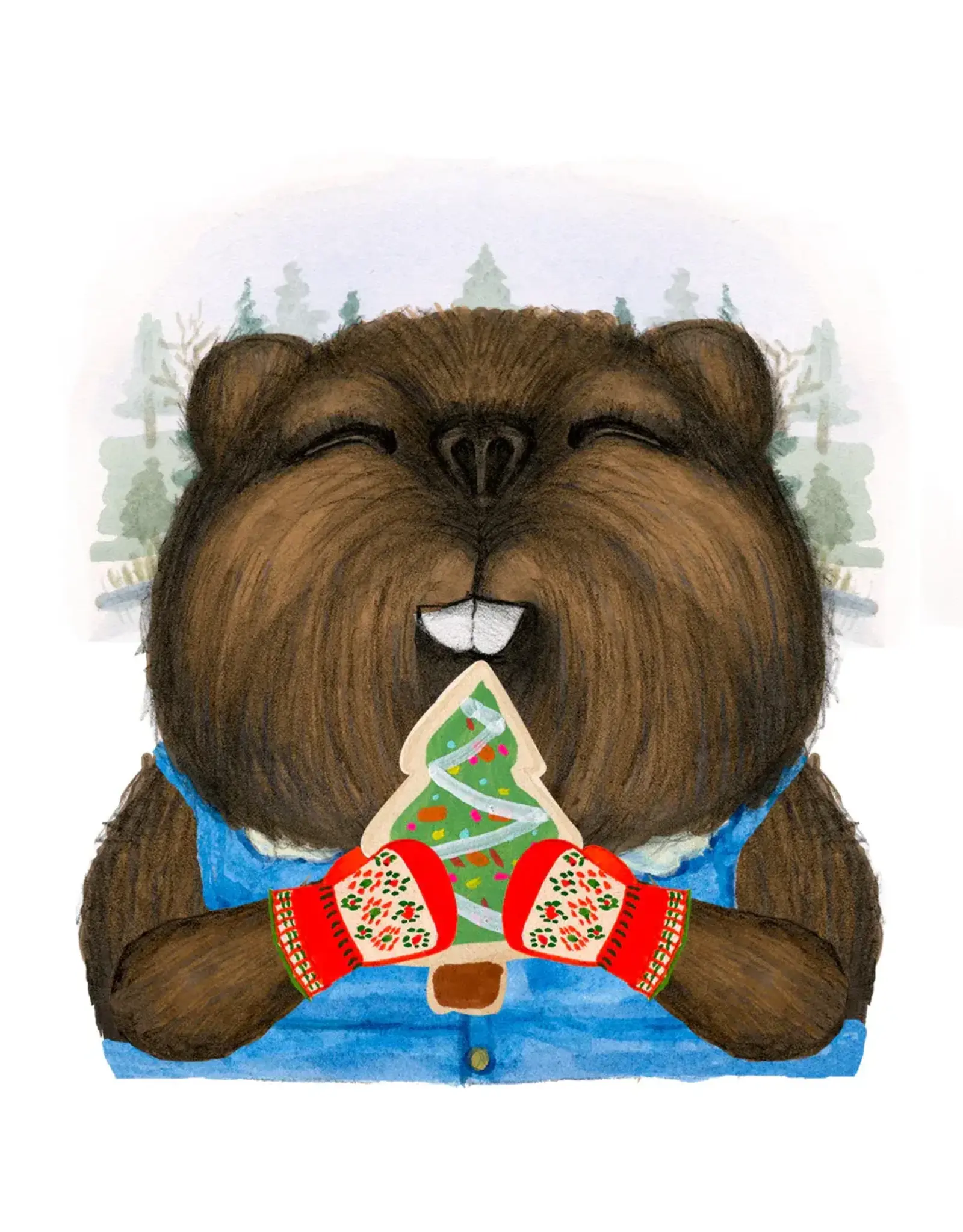 Dear Hancock Paper Beaver Holiday