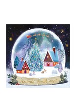 Museums Galleries Winter Village Snow Globe Small Box Set