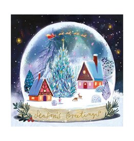 Museums Galleries Winter Village Snow Globe Small Box Set