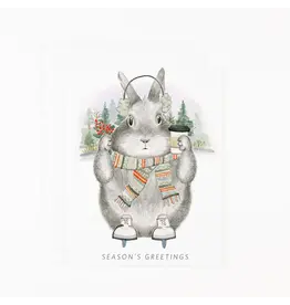 Dear Hancock Paper Ice Skating Bunny